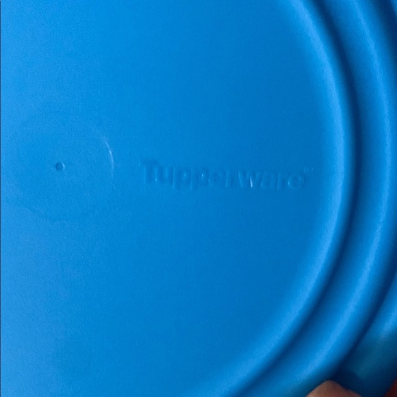 Set of  4 Tupperware new Glass Bowls with Blue Lids - Picture 2 of 4